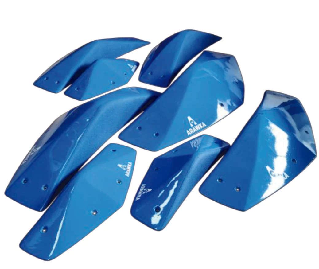 Boomerang — Arawka macro set, blue dual texture