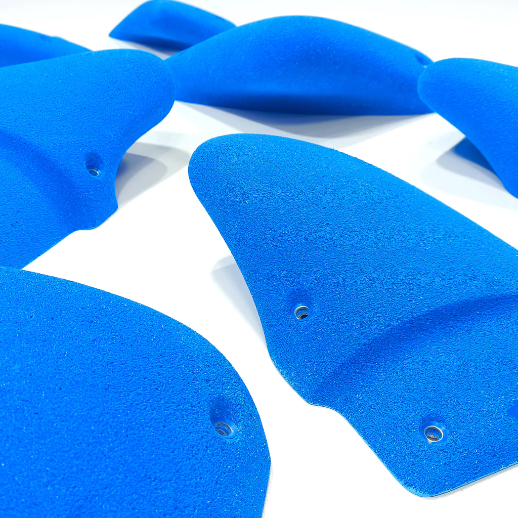 Cuadra — set de agarres Crux, azul