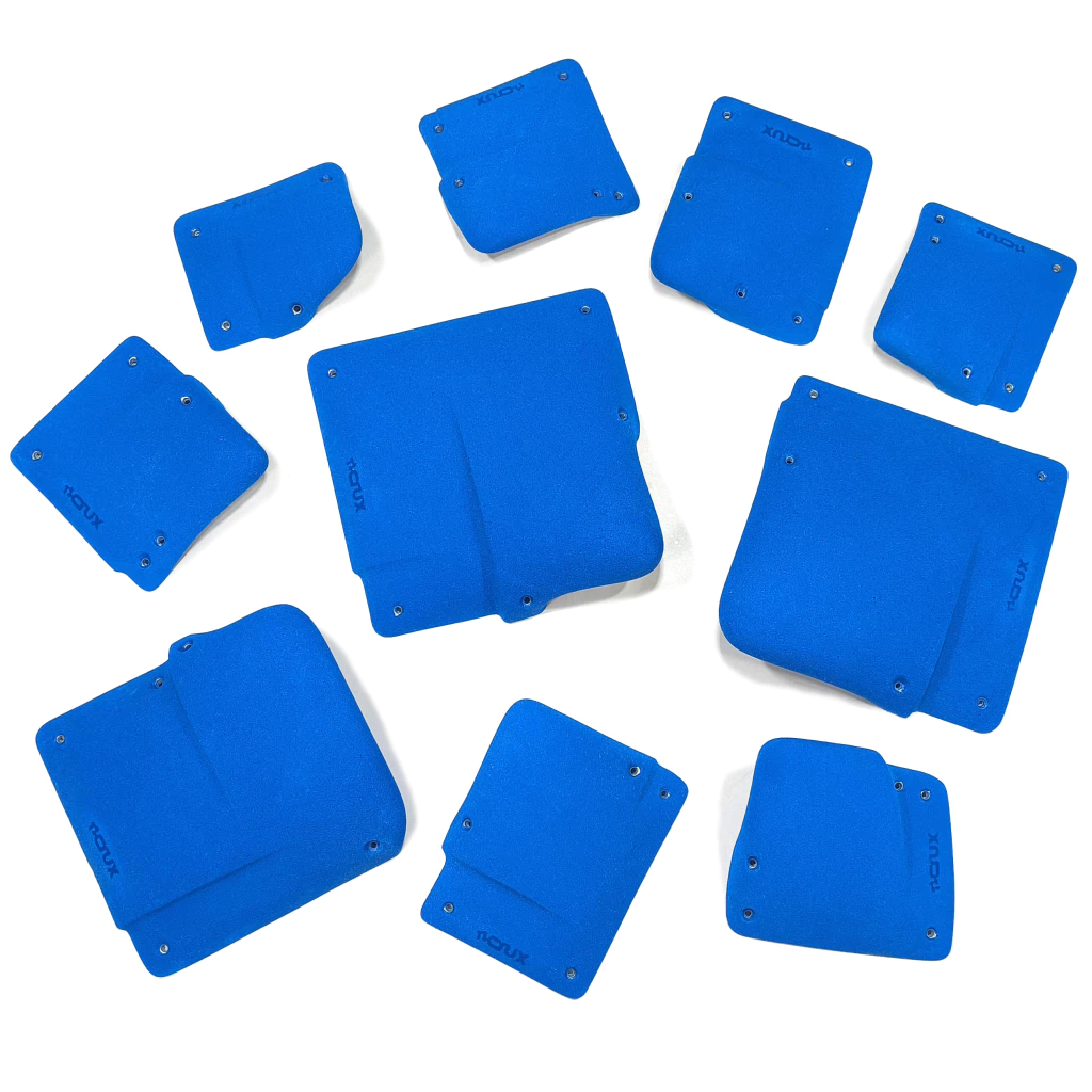 Cuadra — set de agarres Crux, azul