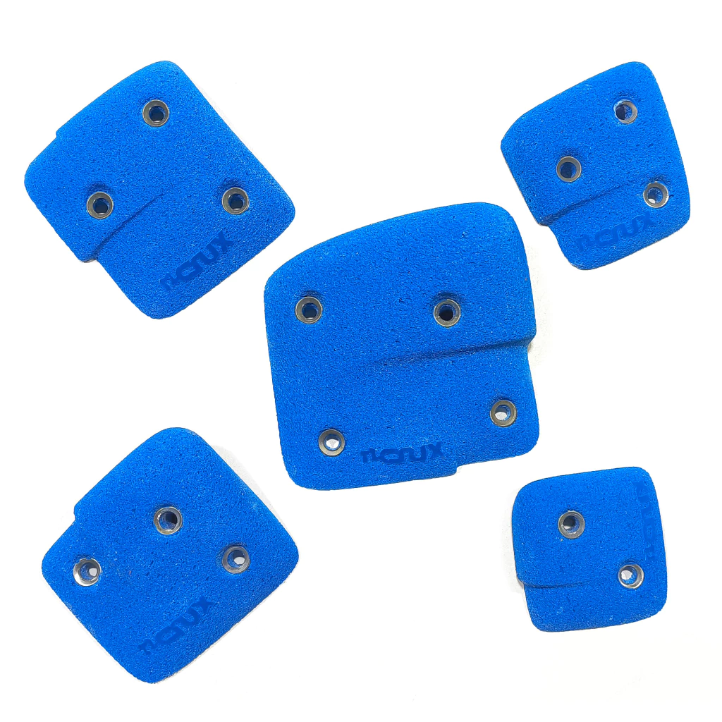 Cuadra — set de agarres Crux, azul