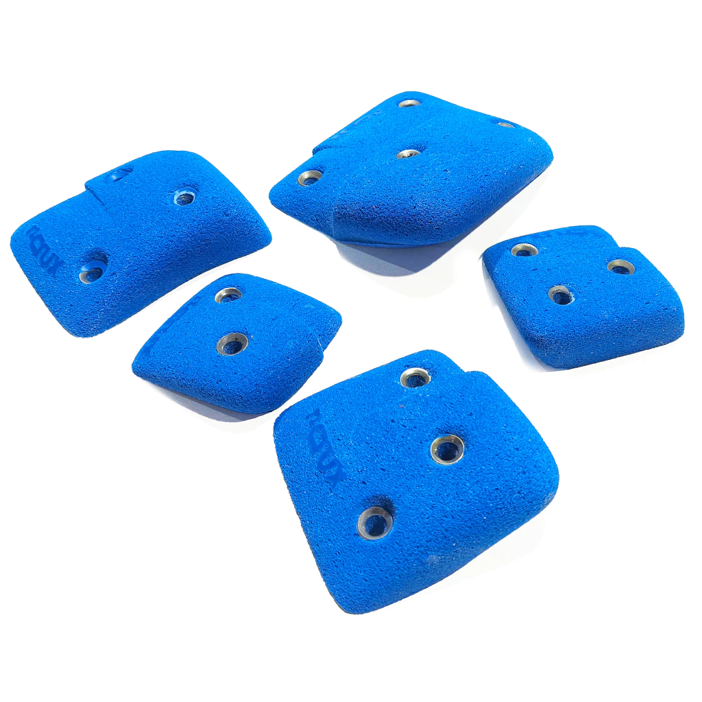 Cuadra — set de agarres Crux, azul