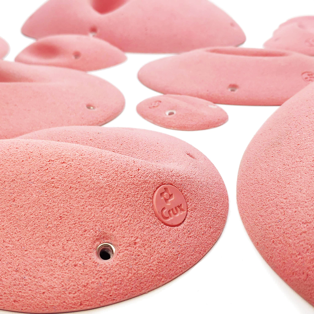 Pikuira — Crux holds set, rosado