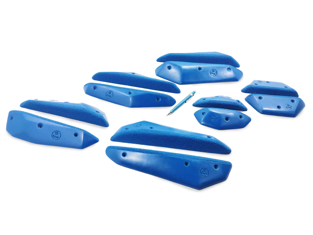 Regletes Facetas — Crux holds set, blue