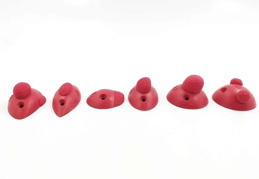 Verrugas — Crux holds set, rojo
